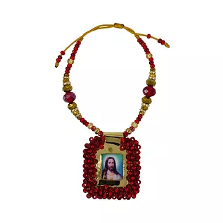 Pulsera Escapulario Rojo - Pilu Accesorios