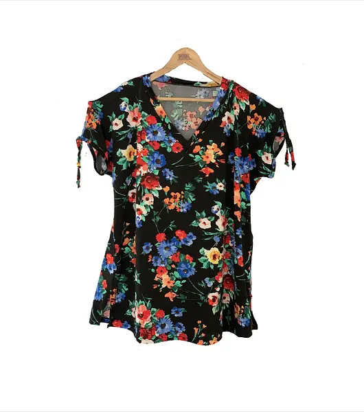 Blusa Estampada Flores Colores para Dama