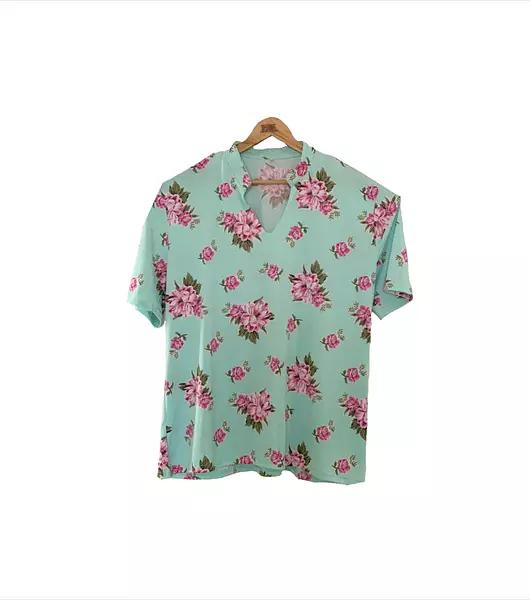 Blusa Estampada Flores Colores para Dama