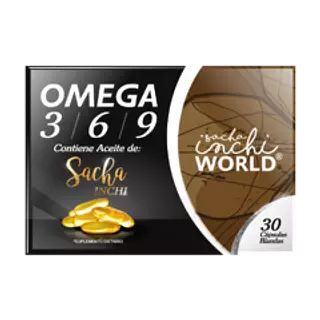 Suplemento Dietario Omega 3, 6 y 9 con Aceite de Sacha Inchi