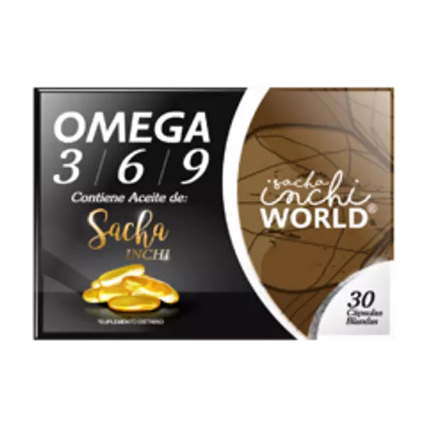 Suplemento Dietario Omega 3, 6 y 9 con Aceite de Sacha Inchi