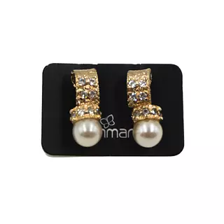 Aretes con Perlas Romanel
