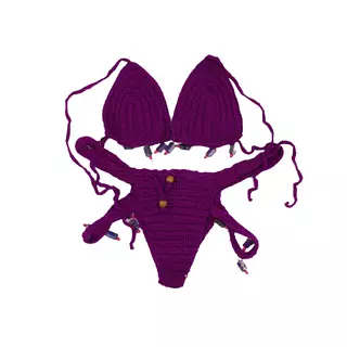 Vestido de Bañotejido con Swarovski Karol D