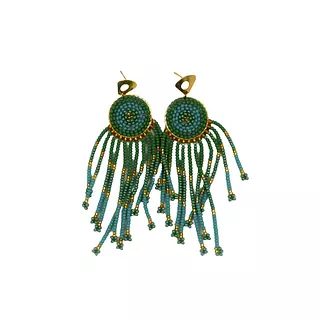 Aretes Redondos con Cascadas Diana Maria