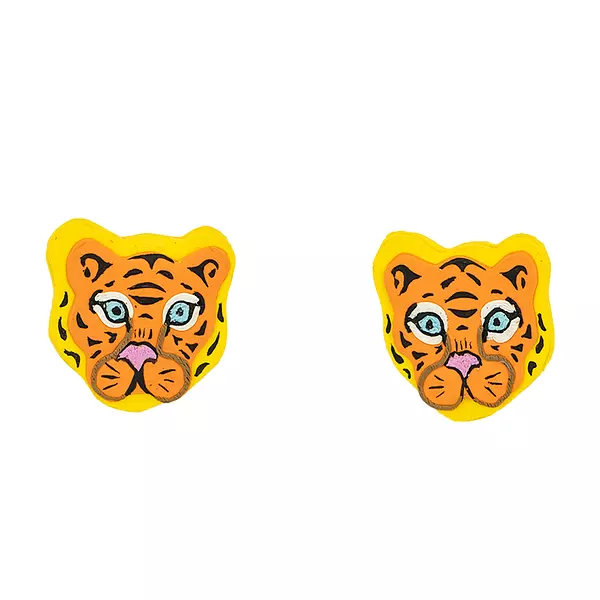 Aretes Tigres Pequeños Anastasia