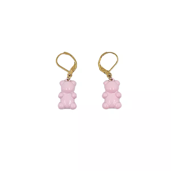 Aretes Osito Gummy Rosado- Aretes Sasa