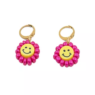 Aretes Happy Fucsia- Aretes Sasa